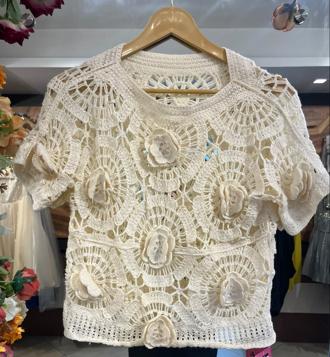 netted top