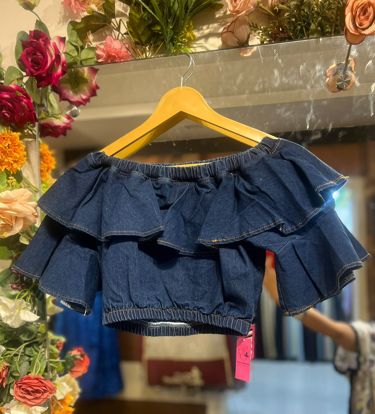 Denim top