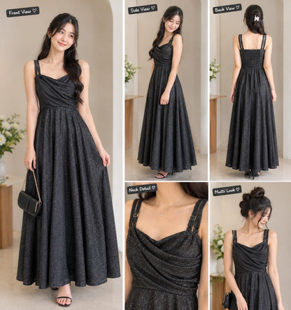 sleevless maxi