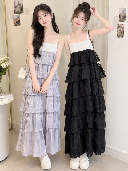 SLEEVLESS MAXI