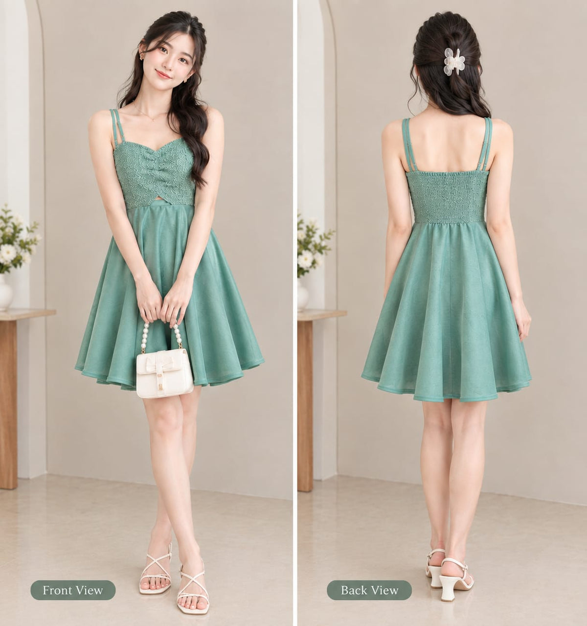 sleevless short maxi
