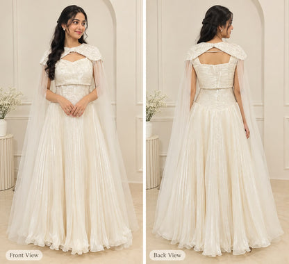 🤍 White Elegance Gown – Rental