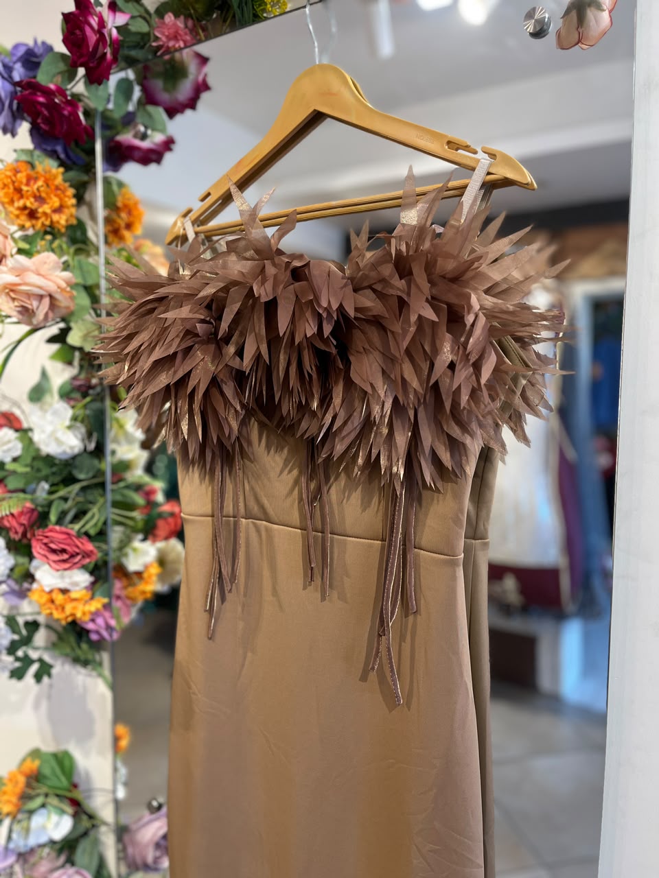 strapless maxi dress