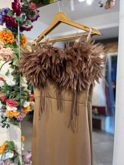 strapless maxi dress