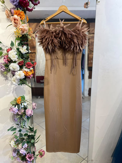 strapless maxi dress