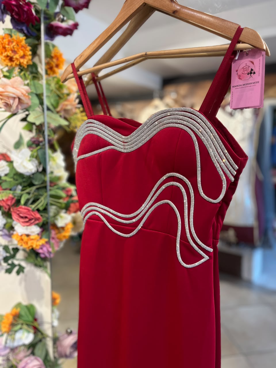 strapless maxi dress