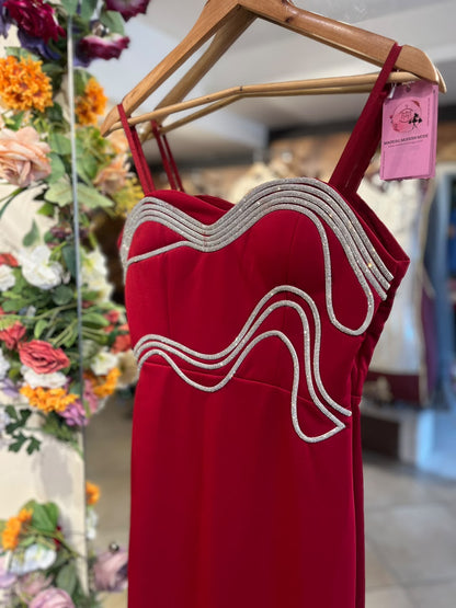 strapless maxi dress