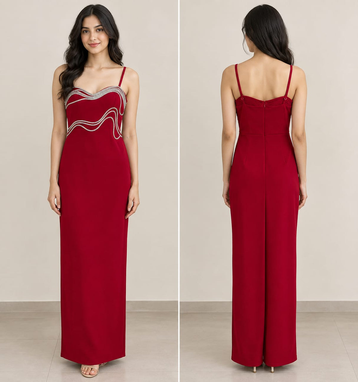 strapless maxi dress